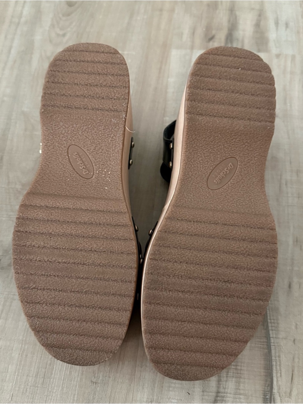 Dr. Scholl’s Women’s Black Platform Sandals with Ankle Strap, Size 9 - Picture 4 of 4
